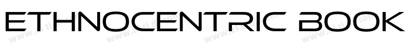 Ethnocentric Book It字体转换